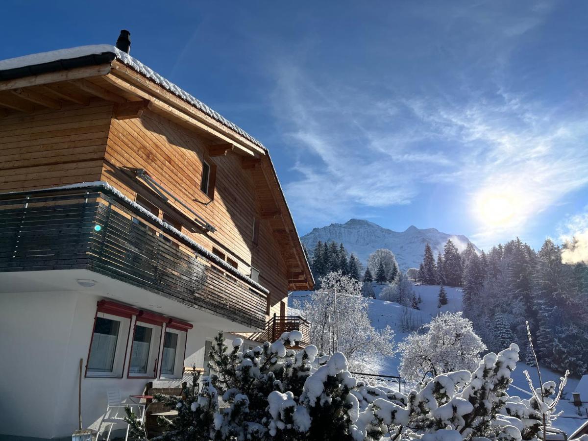 Chalet Viola Wengen Esterno foto